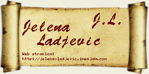 Jelena Lađević vizit kartica